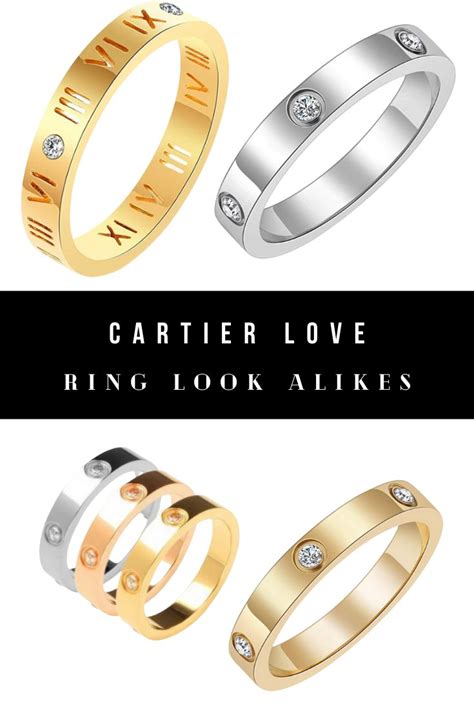 women's cartier ring dupe|cartier look alike ring.